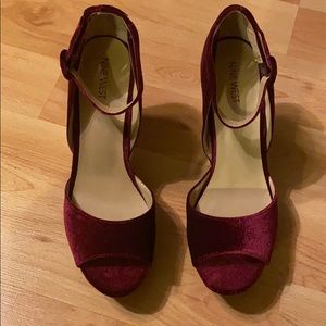 Nine West Platform Block Heels